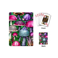 Fantasy Foraging Garden Playing Cards Single Design (mini) by GardenOfOphir