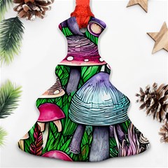 Fantasy Foraging Garden Christmas Tree Ornament (two Sides) by GardenOfOphir