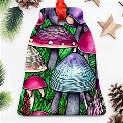 Fantasy Foraging Garden Bell Ornament (two Sides)