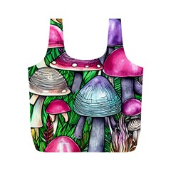 Fantasy Foraging Garden Full Print Recycle Bag (m) by GardenOfOphir