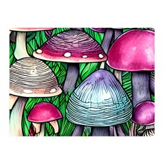 Fantasy Foraging Garden Premium Plush Fleece Blanket (mini) by GardenOfOphir