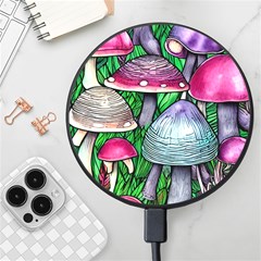 Fantasy Foraging Garden Wireless Fast Charger(black)