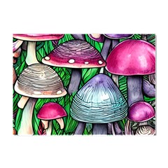 Fantasy Foraging Garden Crystal Sticker (a4)