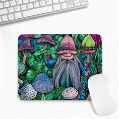 Mushroom Design Fairycore Forest Small Mousepad by GardenOfOphir