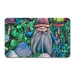 Mushroom Design Fairycore Forest Magnet (Rectangular) Front