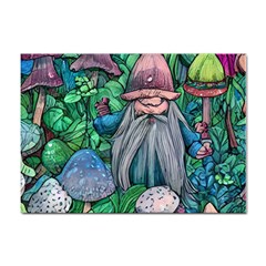 Mushroom Design Fairycore Forest Sticker A4 (10 Pack) by GardenOfOphir