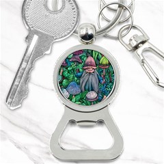 Mushroom Design Fairycore Forest Bottle Opener Key Chain by GardenOfOphir