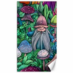 Mushroom Design Fairycore Forest Canvas 40  X 72  by GardenOfOphir