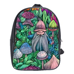 Mushroom Design Fairycore Forest School Bag (large) by GardenOfOphir