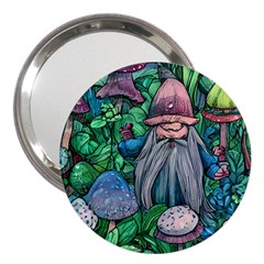 Mushroom Design Fairycore Forest 3  Handbag Mirrors by GardenOfOphir