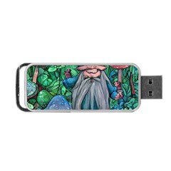 Mushroom Design Fairycore Forest Portable Usb Flash (one Side) by GardenOfOphir