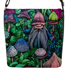 Mushroom Design Fairycore Forest Flap Closure Messenger Bag (s) by GardenOfOphir