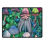 Mushroom Design Fairycore Forest Fleece Blanket (Small) 45 x34  Blanket Front