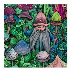 Mushroom Design Fairycore Forest Banner And Sign 4  X 4  by GardenOfOphir