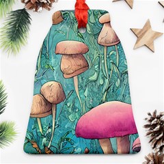 Natural Mushroom Design Fairycore Garden Ornament (bell)