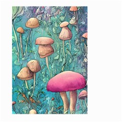 Natural Mushroom Design Fairycore Garden Large Garden Flag (two Sides) by GardenOfOphir