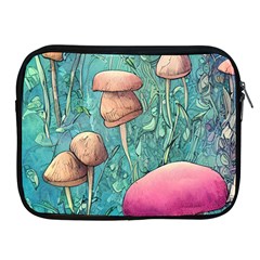 Natural Mushroom Design Fairycore Garden Apple Ipad 2/3/4 Zipper Cases by GardenOfOphir