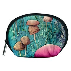 Natural Mushroom Design Fairycore Garden Accessory Pouch (medium) by GardenOfOphir