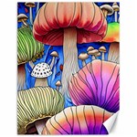 Vintage Mushroom Design Flowery Nature Canvas 12  x 16  11.86 x15.41  Canvas - 1