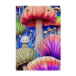 Vintage Mushroom Design Flowery Nature A5 Acrylic Clipboard Back