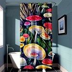 Woodsy Mushroom Design Foresty Shower Curtain 36  x 72  (Stall)  Curtain(36 X72 ) - 33.26 x66.24  Curtain(36 X72 )