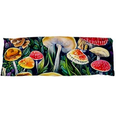 Woodsy Mushroom Design Foresty Body Pillow Case Dakimakura (two Sides) by GardenOfOphir