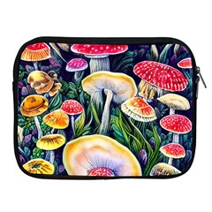 Woodsy Mushroom Design Foresty Apple Ipad 2/3/4 Zipper Cases by GardenOfOphir