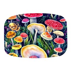 Woodsy Mushroom Design Foresty Mini Square Pill Box by GardenOfOphir