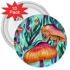 Fairy Forest Treasures 3  Buttons (10 pack) 