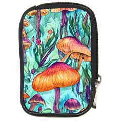 Fairy Forest Treasures Compact Camera Leather Case by GardenOfOphir