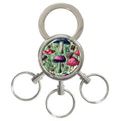 Nature s Delights 3-ring Key Chain by GardenOfOphir