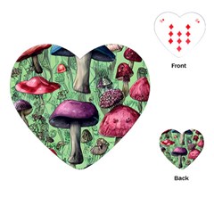 Nature s Delights Playing Cards Single Design (heart) by GardenOfOphir