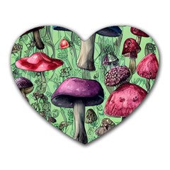 Nature s Delights Heart Mousepad by GardenOfOphir