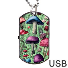 Nature s Delights Dog Tag Usb Flash (one Side) by GardenOfOphir