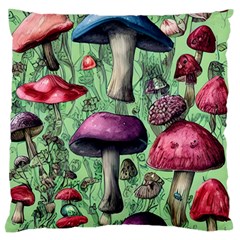 Nature s Delights Large Premium Plush Fleece Cushion Case (one Side) by GardenOfOphir