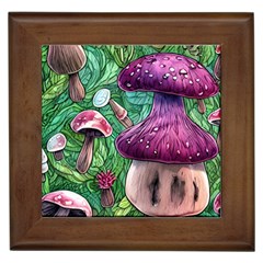 Foraging In The Forest Framed Tile by GardenOfOphir