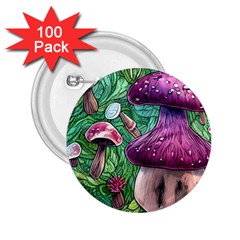 Foraging In The Forest 2 25  Buttons (100 Pack)  by GardenOfOphir