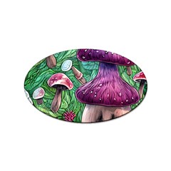 Foraging In The Forest Sticker Oval (10 Pack) by GardenOfOphir