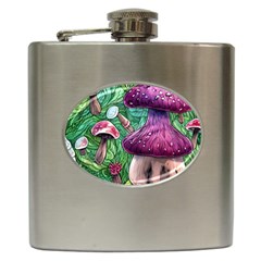 Foraging In The Forest Hip Flask (6 Oz) by GardenOfOphir