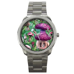 Foraging In The Forest Sport Metal Watch by GardenOfOphir