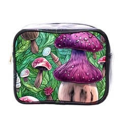 Foraging In The Forest Mini Toiletries Bag (one Side) by GardenOfOphir