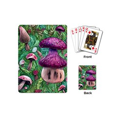 Foraging In The Forest Playing Cards Single Design (mini) by GardenOfOphir