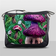 Foraging In The Forest Messenger Bag by GardenOfOphir