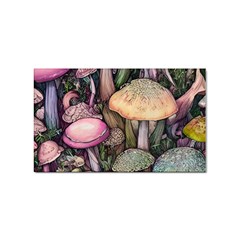 Mushroom Magic Sticker Rectangular (100 Pack) by GardenOfOphir