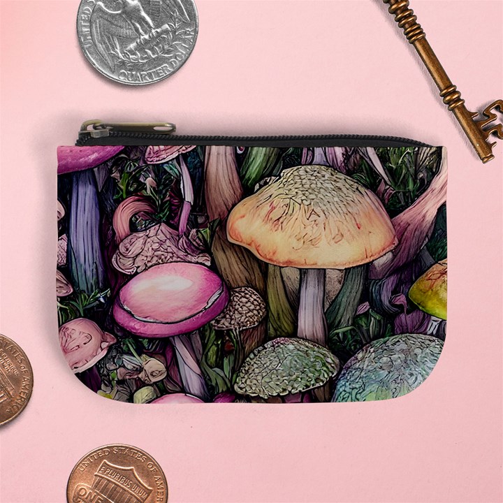 Mushroom Magic Mini Coin Purse