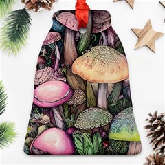 Mushroom Magic Bell Ornament (two Sides) by GardenOfOphir