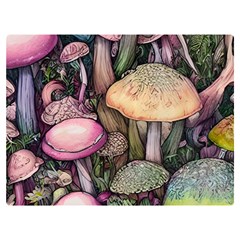 Mushroom Magic Premium Plush Fleece Blanket (extra Small)