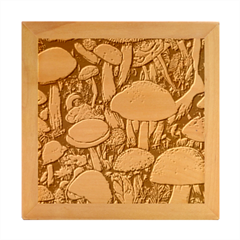 Mushroom Magic Wood Photo Frame Cube