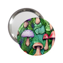 Tiny Toadstools 2 25  Handbag Mirrors by GardenOfOphir