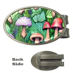 Tiny Toadstools Money Clips (oval)  by GardenOfOphir